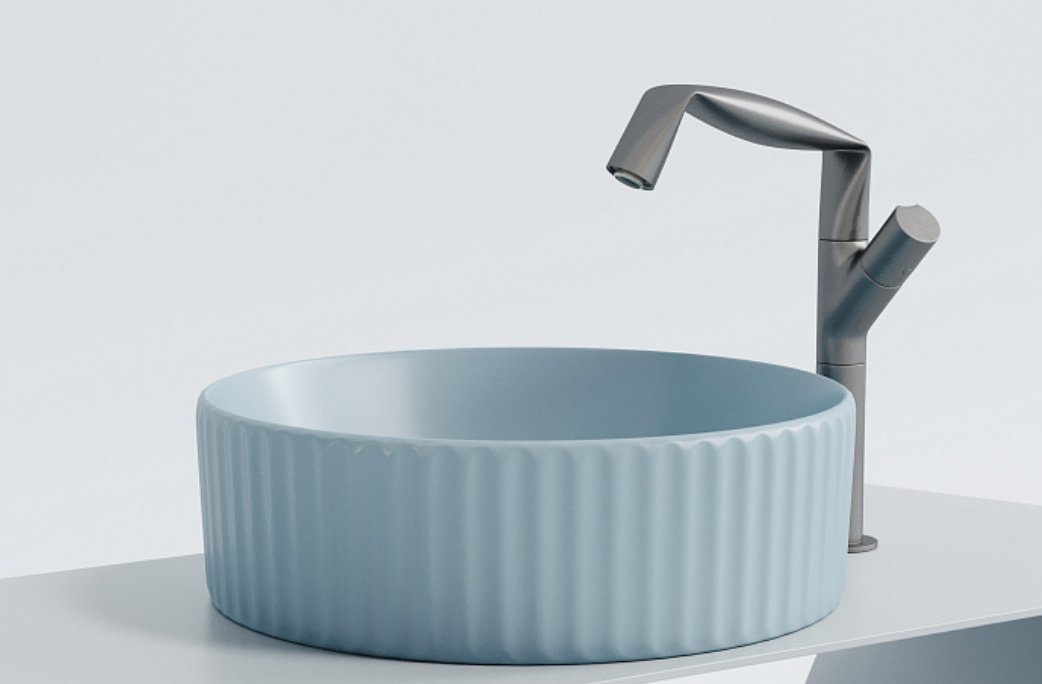 Раковина Ceramicanova Element CN6057ML накладная круглая 36, санфарфор