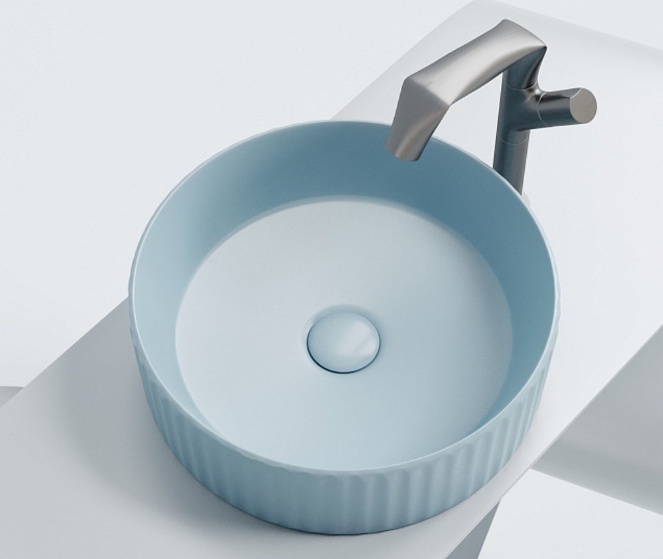 Раковина Ceramicanova Element CN6057ML накладная круглая 36, санфарфор