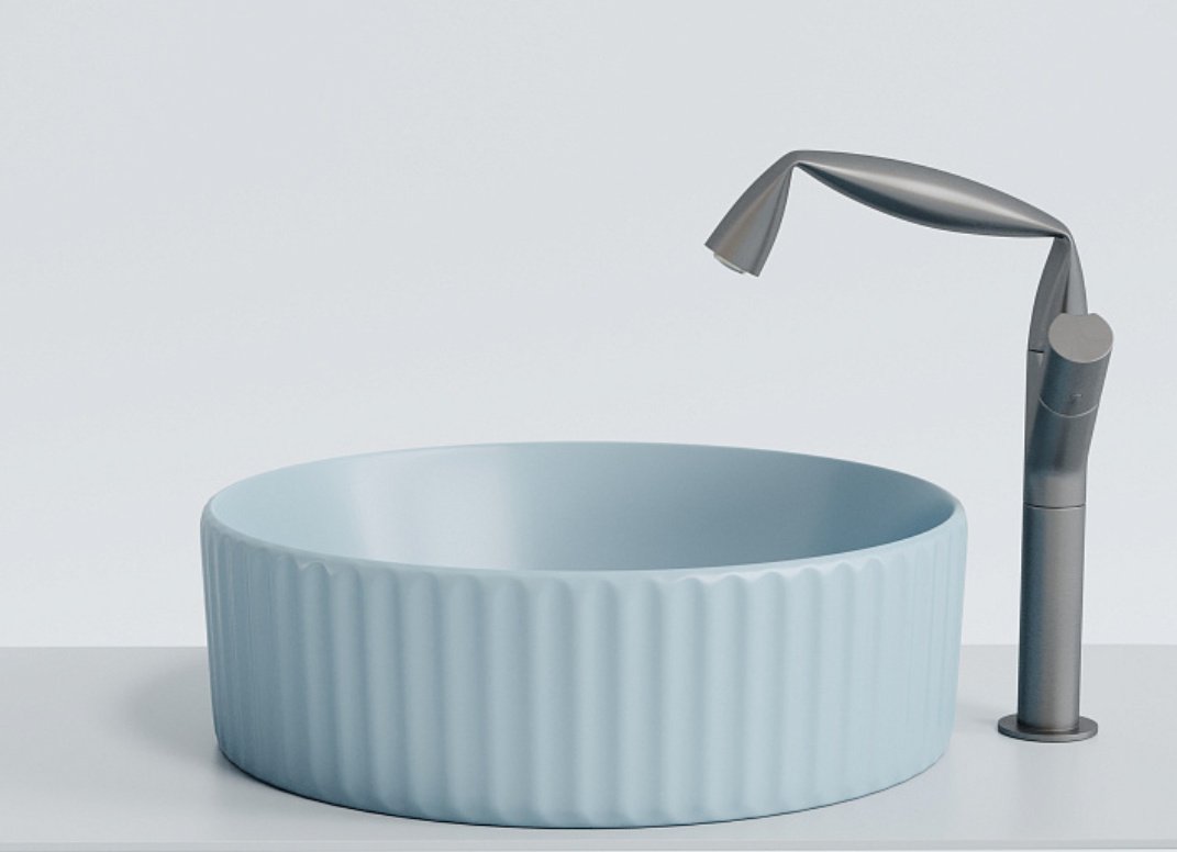 Раковина Ceramicanova Element CN6057ML накладная круглая 36, санфарфор