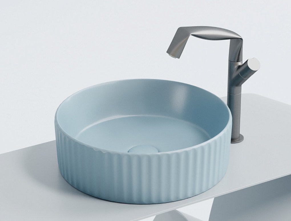 Раковина Ceramicanova Element CN6057ML накладная круглая 36, санфарфор