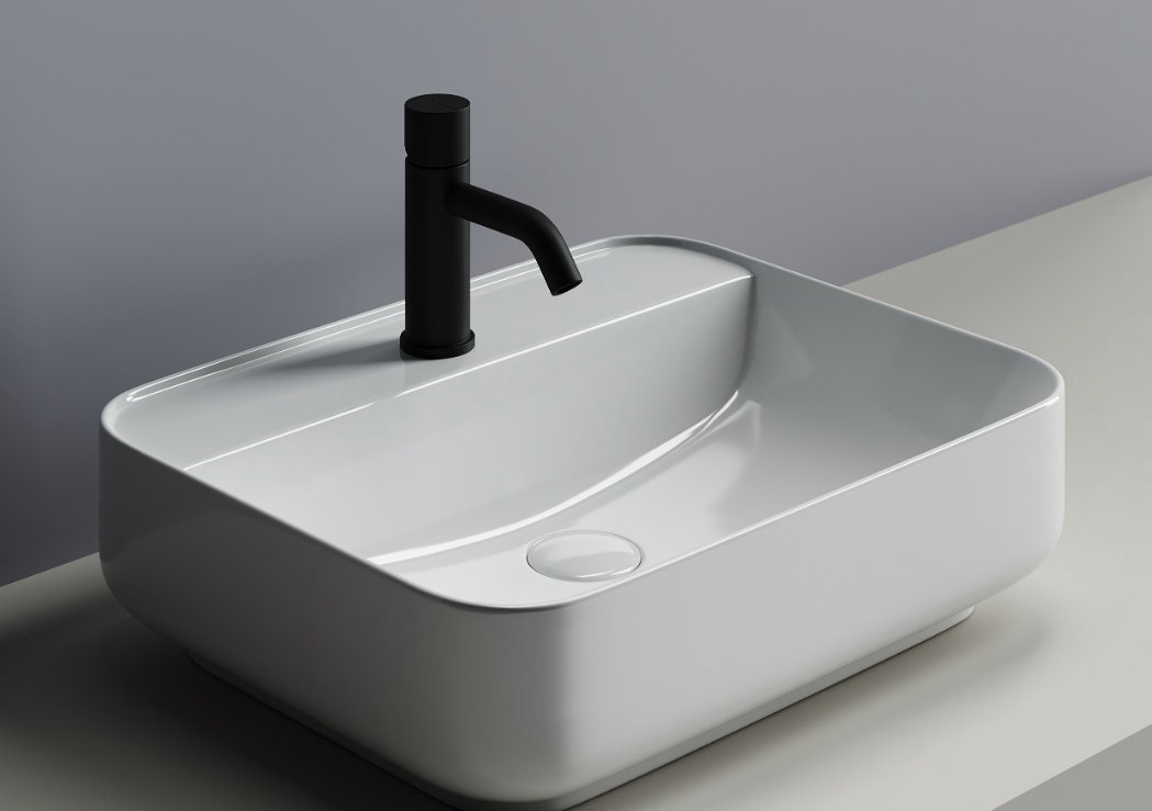 Раковина Ceramicanova CN5015 накладная прямоугольная 50, санфарфор купить,136414