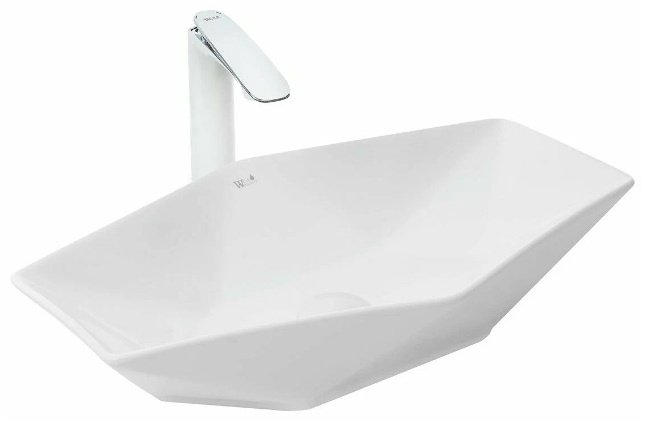 Раковина WeltWasser WW ELBACH 1138 накладная нестандартная 57 см, фаянс купить,54600