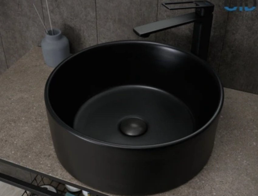Раковина GID-ceramic Bm9011 накладная круглая 40, керамика купить,NaN