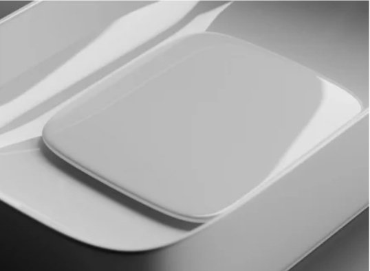 Раковина Ceramicanova CN5021 накладная прямоугольная 60, санфарфор купить,0
