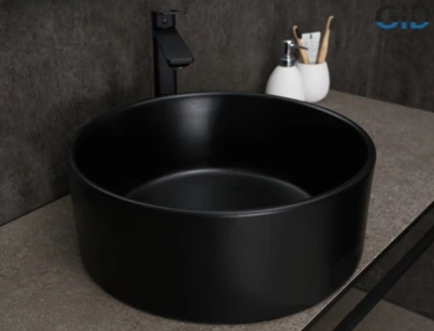 Раковина GID-ceramic Bm9011 накладная круглая 40, керамика купить,0