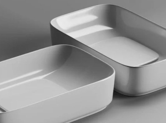 Раковина Ceramicanova CN5021 накладная прямоугольная 60, санфарфор купить,0