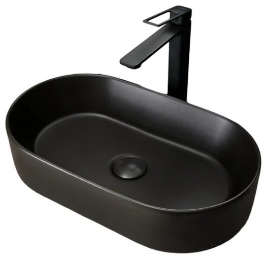 Раковина GID-ceramic N9020bg накладная овальная 30.5, керамика