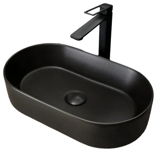 Раковина GID-ceramic N9020bg накладная овальная 30.5, керамика купить,96316