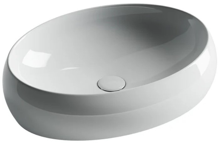 Раковина Ceramicanova CN5033 накладная овальная 56, санфарфор купить,120693