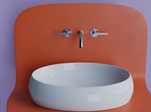Раковина Ceramicanova CN5033 накладная овальная 56, санфарфор