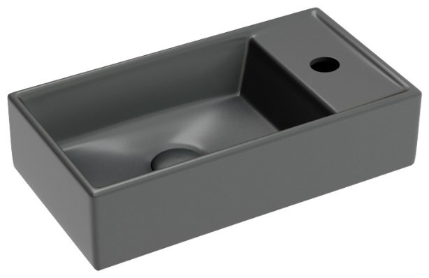 Раковина Ceramicanova CN6051LMDH подвесная прямоугольная 40.7, санфарфор купить,235100