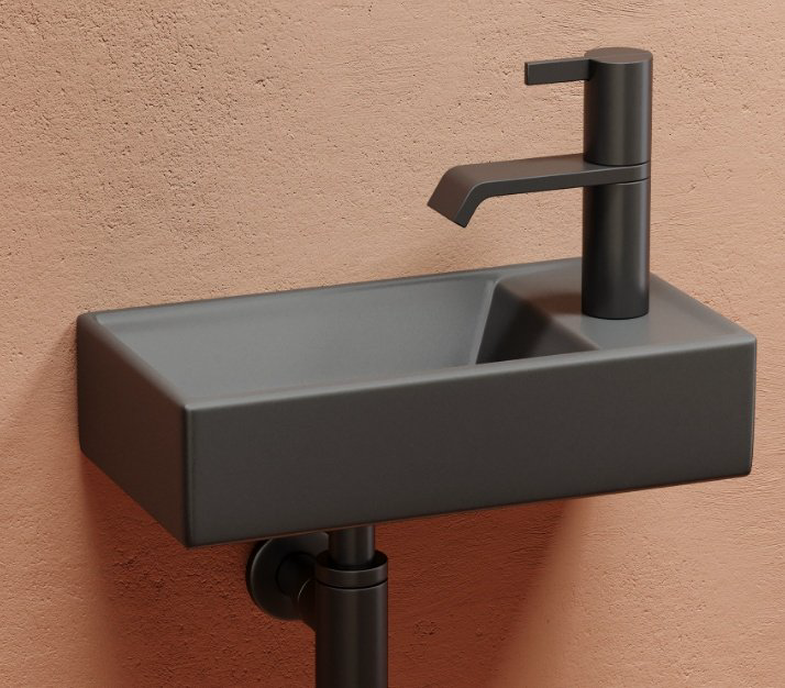 Раковина Ceramicanova CN6051LMDH подвесная прямоугольная 40.7, санфарфор купить,235100