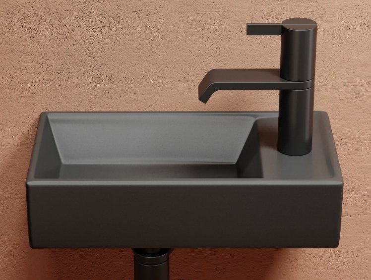 Раковина Ceramicanova CN6051LMDH подвесная прямоугольная 40.7, санфарфор купить,0