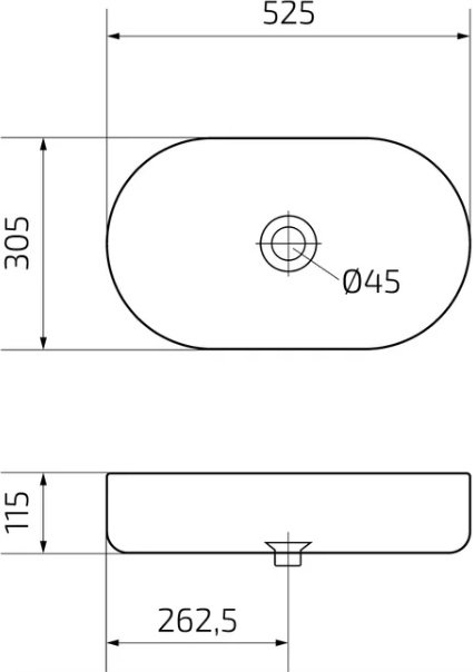 Раковина GID-ceramic N9020bg накладная овальная 30.5, керамика - ForteMarket Раковина GID-ceramic N9020bg накладная овальная 30.5, керамика купить,0
