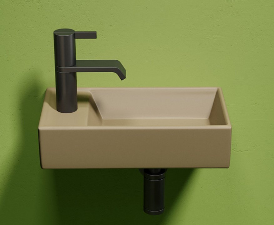 Раковина Ceramicanova CN6051RMC подвесная прямоугольная 41, санфарфор купить,235100
