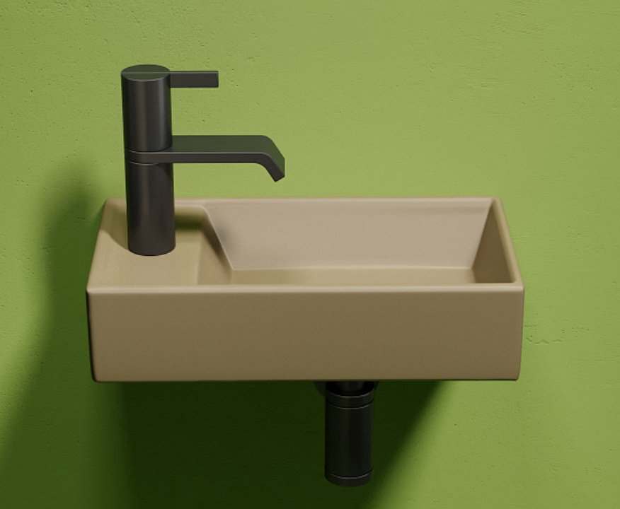 Раковина Ceramicanova CN6051RMC подвесная прямоугольная 41, санфарфор купить,235100