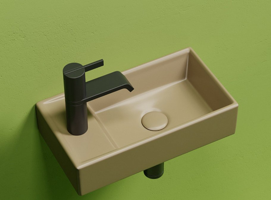 Раковина Ceramicanova CN6051RMC подвесная прямоугольная 41, санфарфор купить,235100