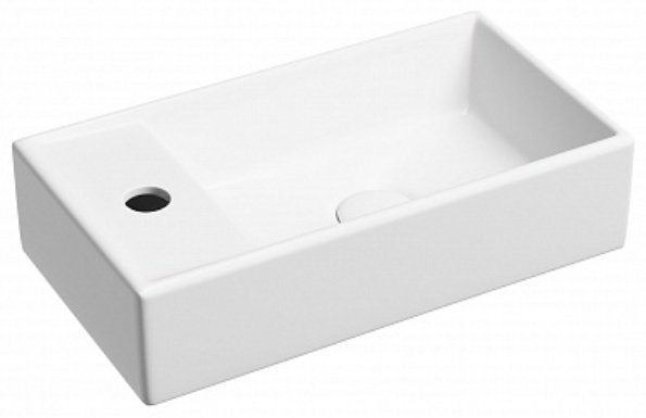 Раковина Ceramicanova CN6051RMW подвесная прямоугольная 41, санфарфор
