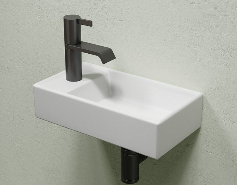 Раковина Ceramicanova CN6051RMW подвесная прямоугольная 41, санфарфор купить,233924