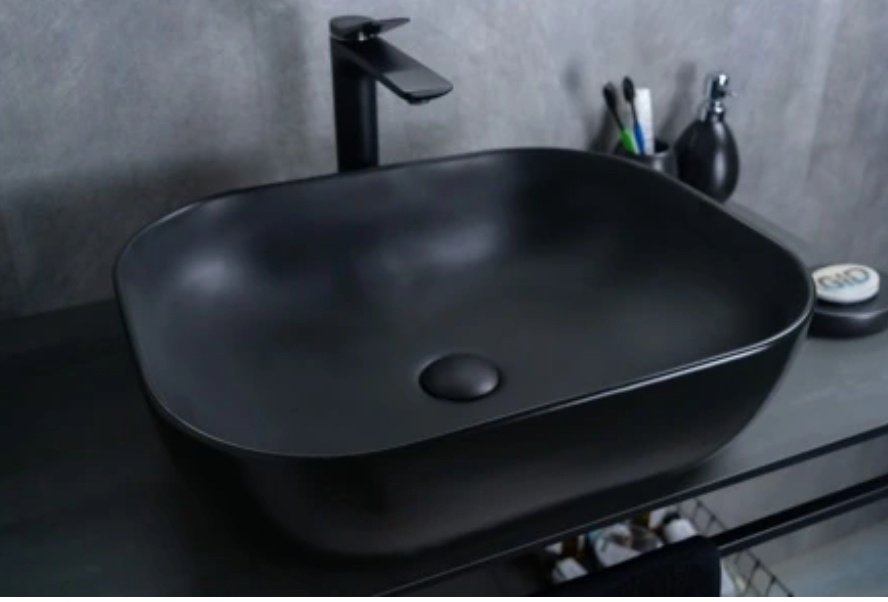 Раковина GID-ceramic Bm1302 накладная прямоугольная 50, керамика
