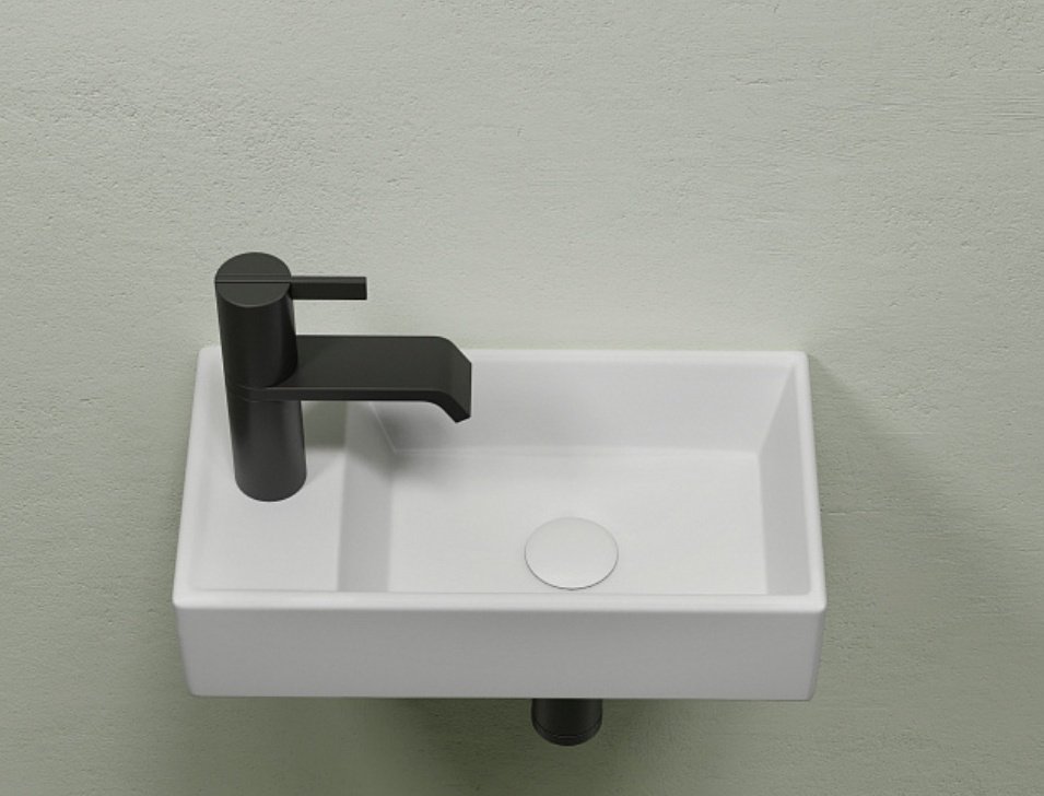 Раковина Ceramicanova CN6051RMW подвесная прямоугольная 41, санфарфор - ForteMarket Раковина Ceramicanova CN6051RMW подвесная прямоугольная 41, санфарфор купить,0