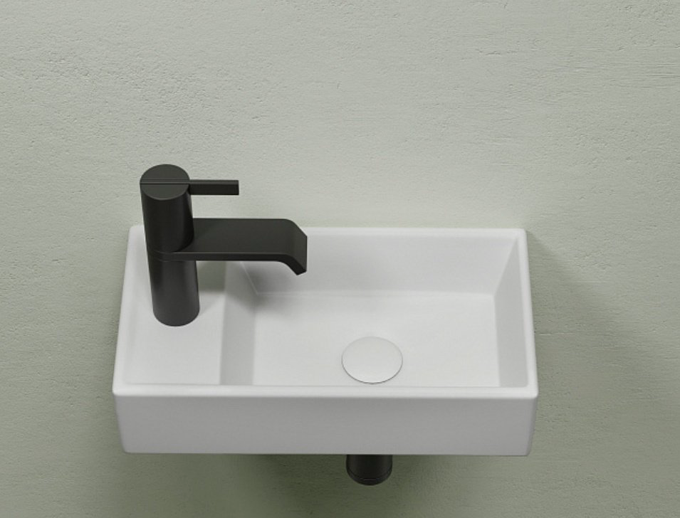 Раковина Ceramicanova CN6051RMW подвесная прямоугольная 41, санфарфор купить,233924