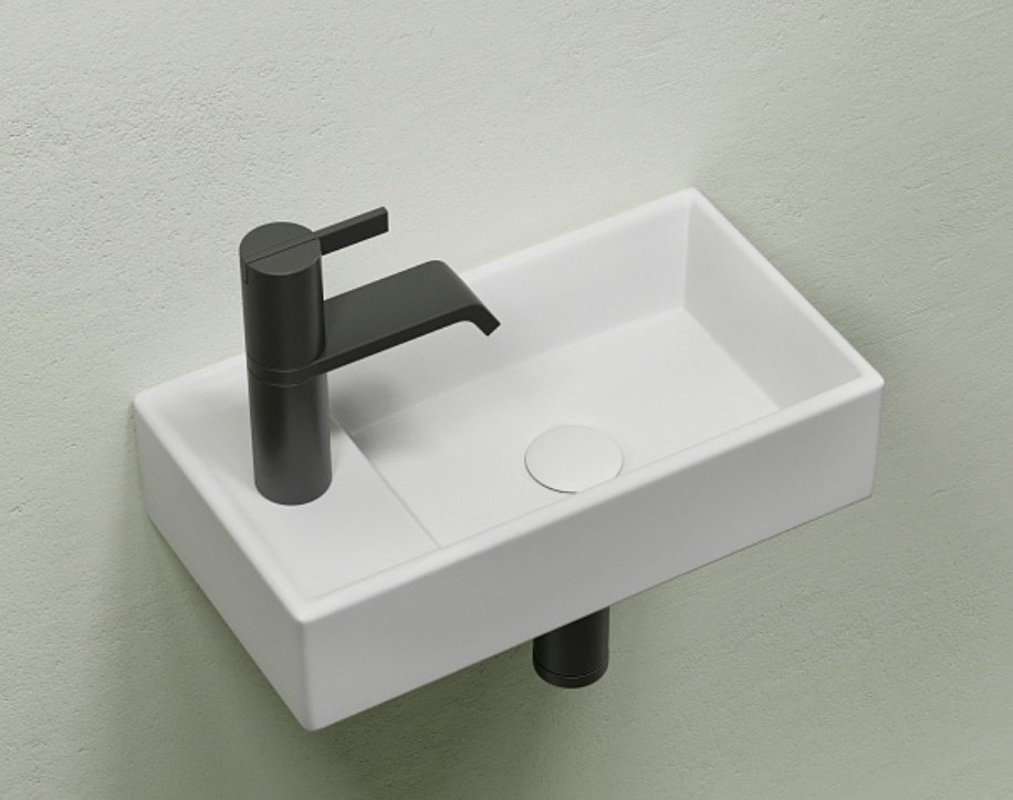 Раковина Ceramicanova CN6051RMW подвесная прямоугольная 41, санфарфор - ForteMarket Раковина Ceramicanova CN6051RMW подвесная прямоугольная 41, санфарфор купить,0
