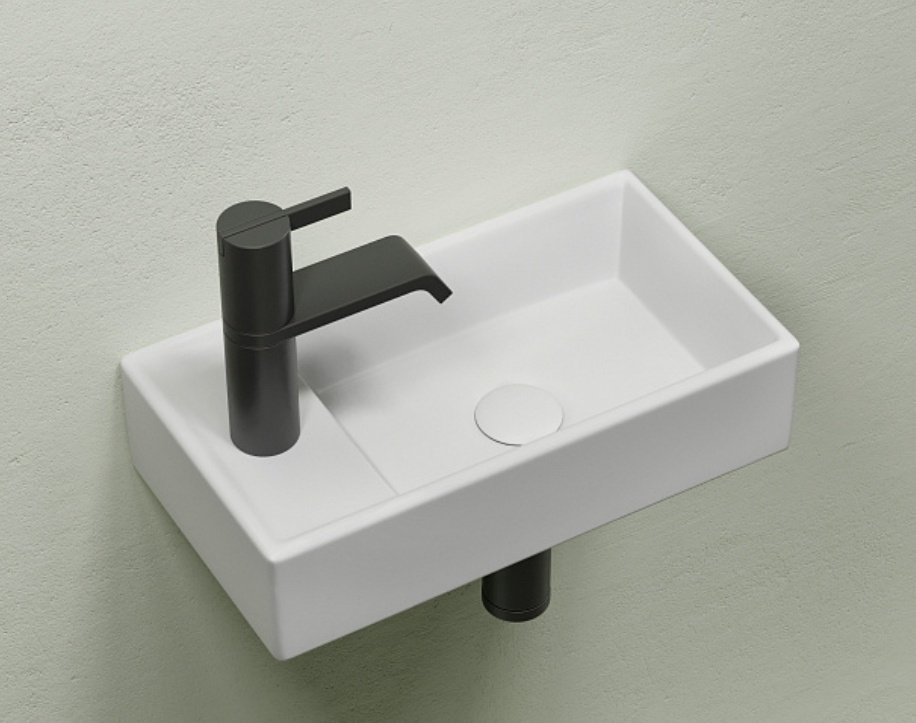 Раковина Ceramicanova CN6051RMW подвесная прямоугольная 41, санфарфор купить,233924