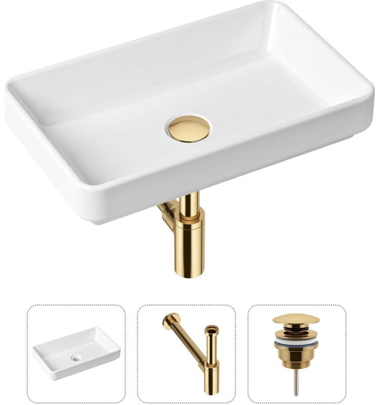 Раковина Lavinia Boho Bathroom Sink 21520118 накладная прямоугольная 34, санфарфор купить,NaN