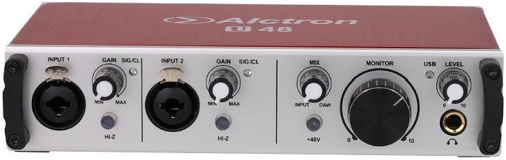 Аудиоинтерфейс USB Alctron U48