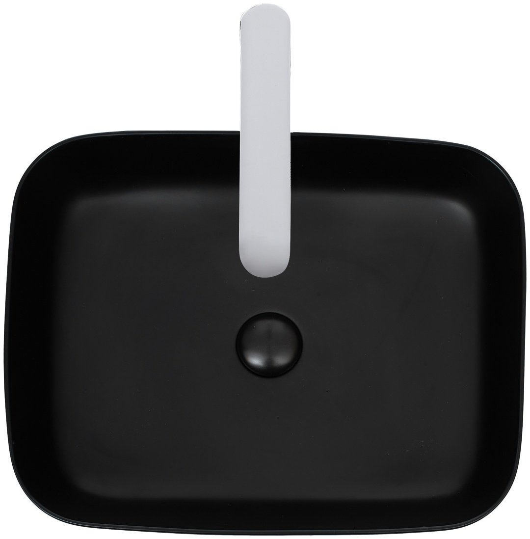 Раковина WeltWasser WW ELBACH 2195 MB накладная прямоугольная 50 см, фаянс - ForteMarket Раковина WeltWasser WW ELBACH 2195 MB накладная прямоугольная 50 см, фаянс купить,0