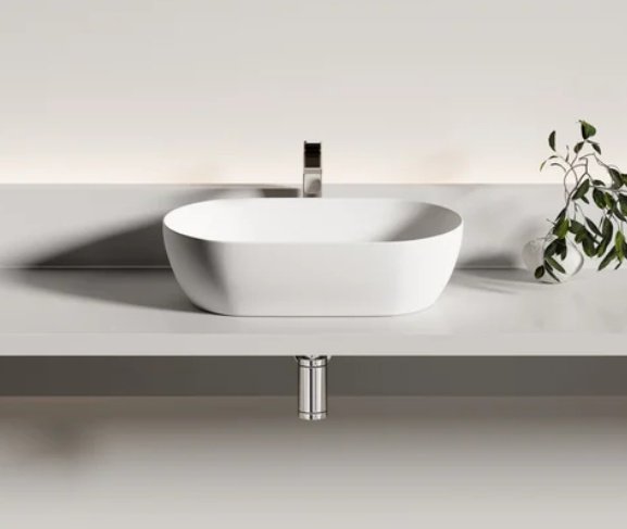 Раковина Ceramicanova CN12001MW накладная овальная 50, санфарфор - ForteMarket Раковина Ceramicanova CN12001MW накладная овальная 50, санфарфор купить,0