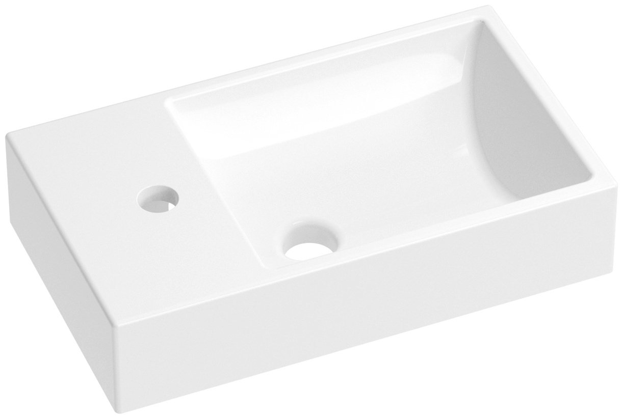 Раковина Wellsee WC Area 151804001 универсальная прямоугольная 26, фаянс купить,NaN