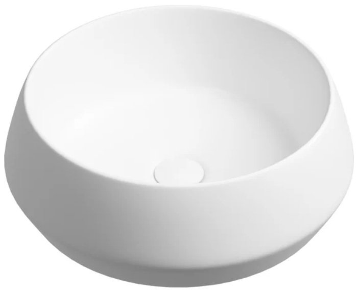 Раковина Ceramicanova CN12004MW накладная круглая 40, санфарфор