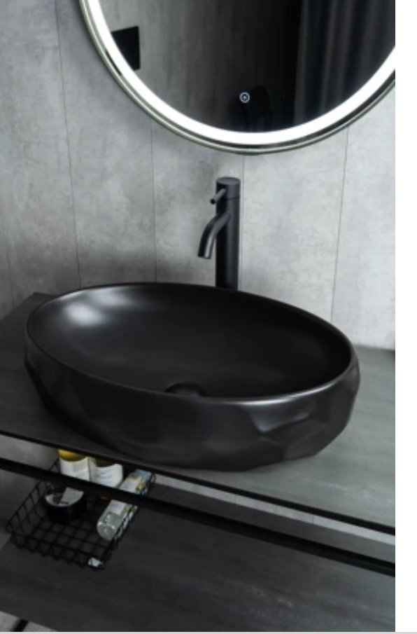 Раковина GID-ceramic Bm9030wx накладная овальная 60, керамика купить,214522