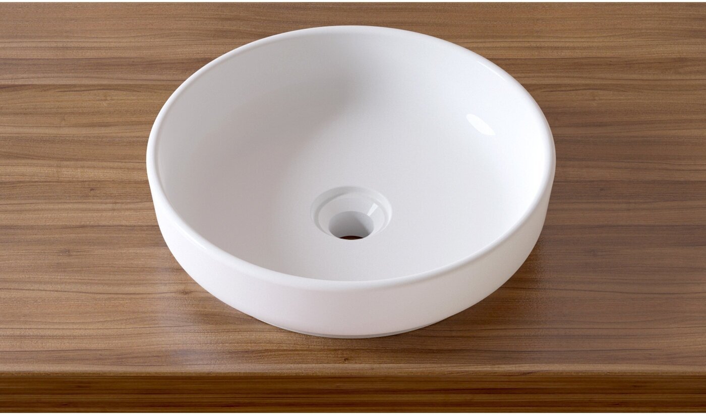Раковина Lavinia Boho Bathroom Sink 21520165 накладная круглая 40, фарфор купить,0
