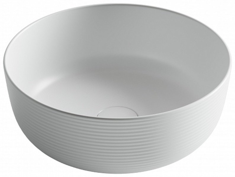 Раковина Ceramicanova CN6073MW накладная круглая 35, санфарфор