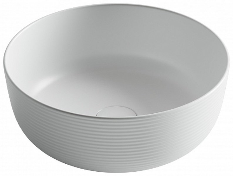 Раковина Ceramicanova CN6073MW накладная круглая 35, санфарфор