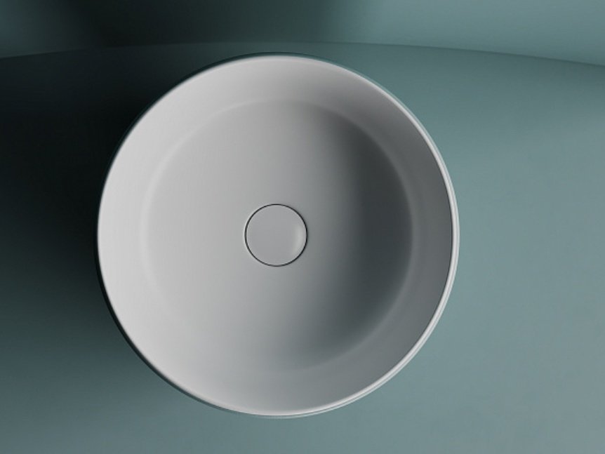 Раковина Ceramicanova CN6073MW накладная круглая 35, санфарфор купить,0