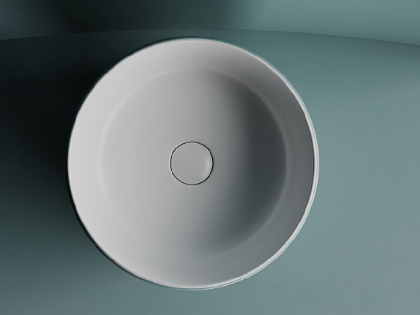 Раковина Ceramicanova CN6073MW накладная круглая 35, санфарфор купить,138504