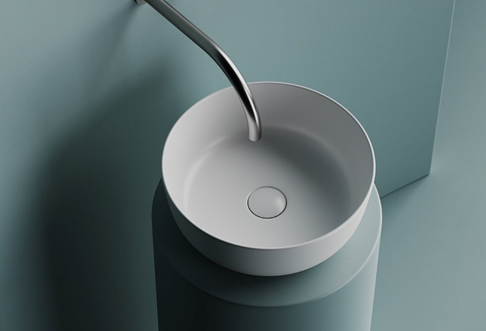 Раковина Ceramicanova CN6073MW накладная круглая 35, санфарфор купить,0