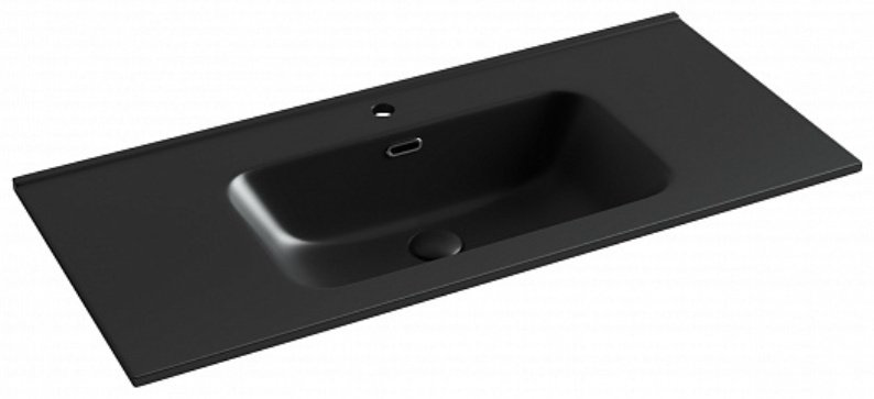 Раковина Ceramicanova CN7003MB врезная прямоугольная 101, санфарфор
