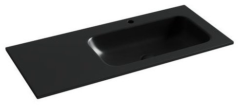 Раковина Ceramicanova CN7015MB накладная прямоугольная 45.7, мрамор