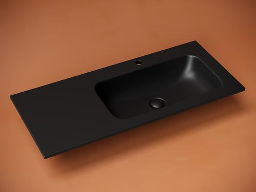 Раковина Ceramicanova CN7015MB накладная прямоугольная 45.7, мрамор купить,0