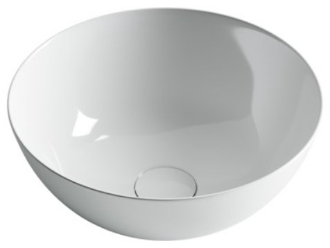 Раковина Ceramicanova CN6002 накладная круглая 35.8, санфарфор купить,NaN