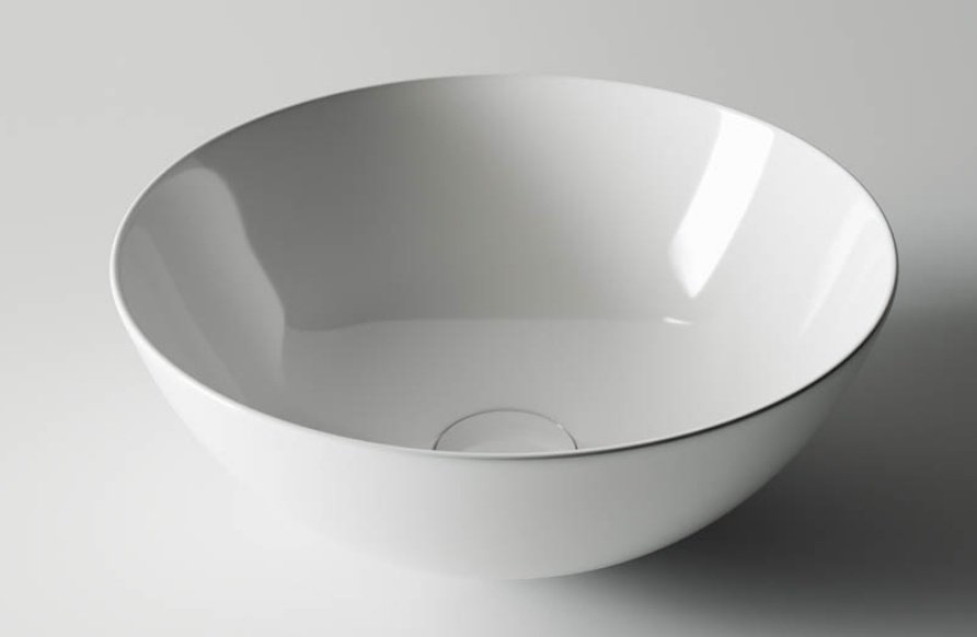 Раковина Ceramicanova CN6002 накладная круглая 35.8, санфарфор купить,NaN