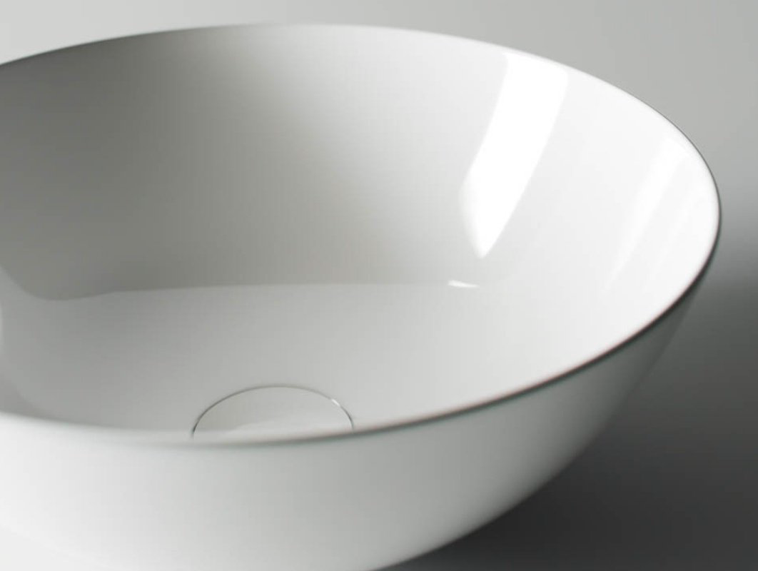 Раковина Ceramicanova CN6002 накладная круглая 35.8, санфарфор купить,NaN