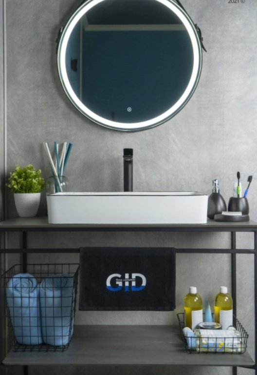 Раковина GID-ceramic Nc9399 накладная прямоугольная 60, керамика купить,NaN