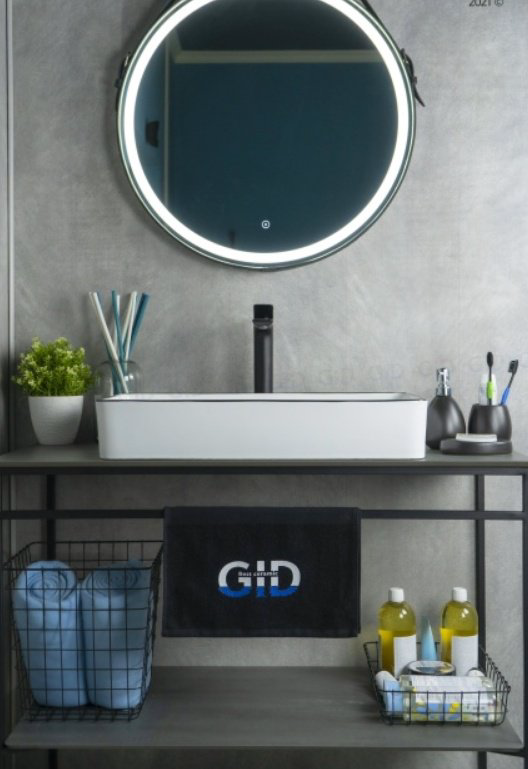 Раковина GID-ceramic Nc9399 накладная прямоугольная 60, керамика купить,NaN
