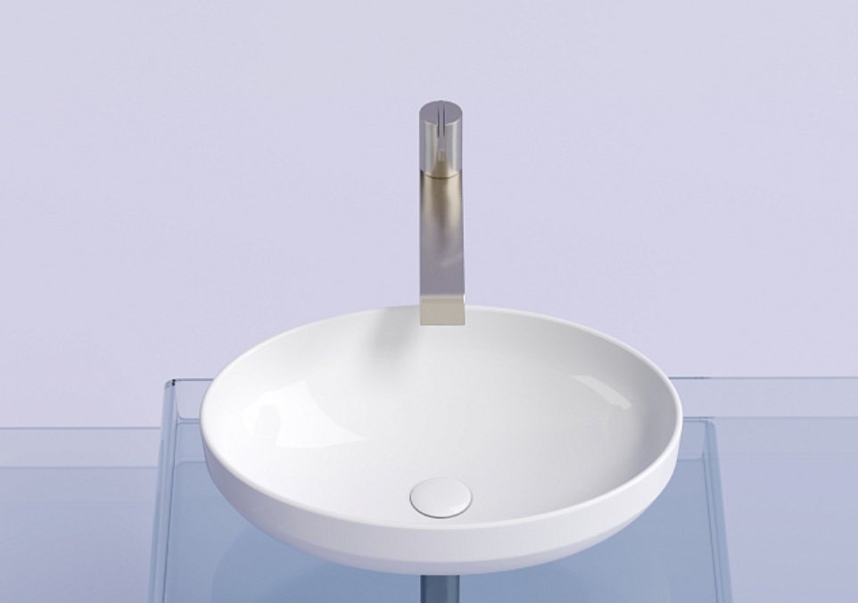 Раковина Ceramicanova CN6056 накладная овальная 50, санфарфор купить,0